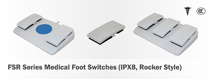 FSR-2 Series Medical Foot Switches (IPX8, Rocker S - SUNS international LLC